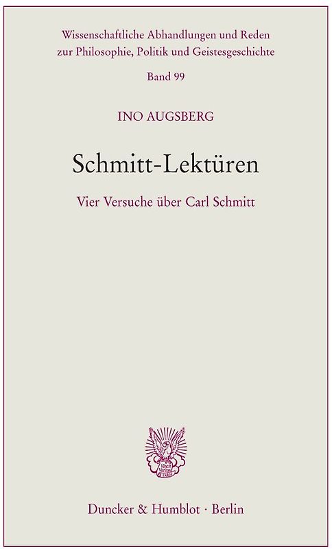 Schmitt-Lektüren.