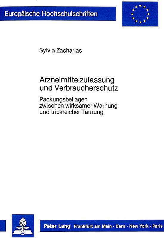 Arzneimittelzulassung und Verbraucherschutz