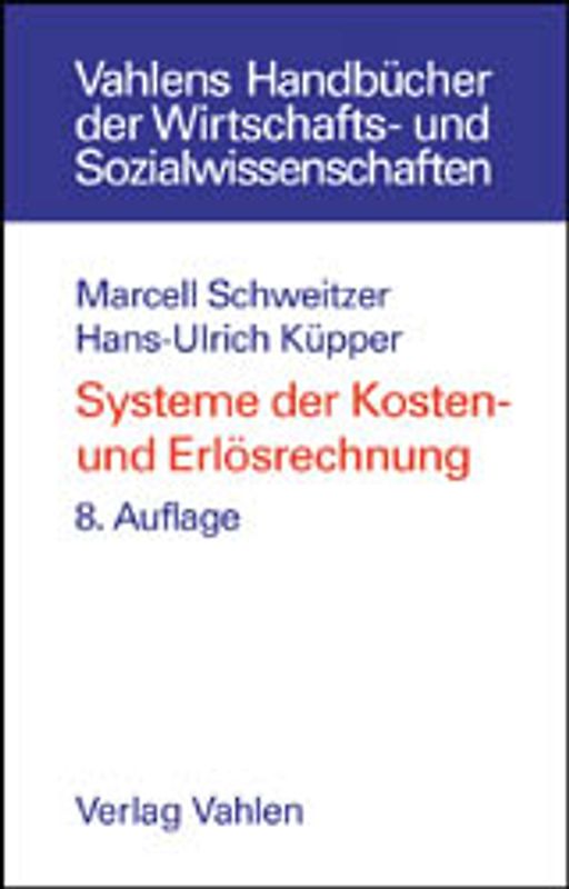 Systeme der Kosten- und Erlösrechnung