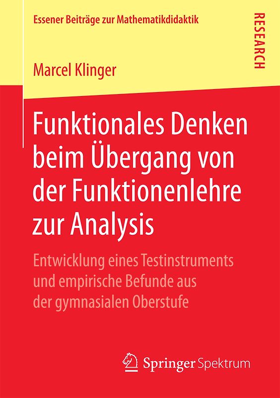 Funktionales Denken beim Übergang von der Funktionenlehre zur Analysis