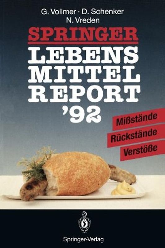 Springer Lebensmittelreport ’92
