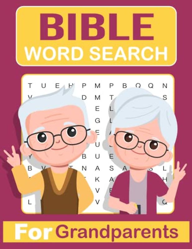 Extra Large Print Bible Word Search For Grandparents: 100 Brain Games Word Search Puzzles For Seniors Biblical Themes | Stress Relieving Words Of Jesus To Enjoy