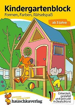 Kindergartenblock ab 3 Jahre – Formen, Farben, Rätselspaß