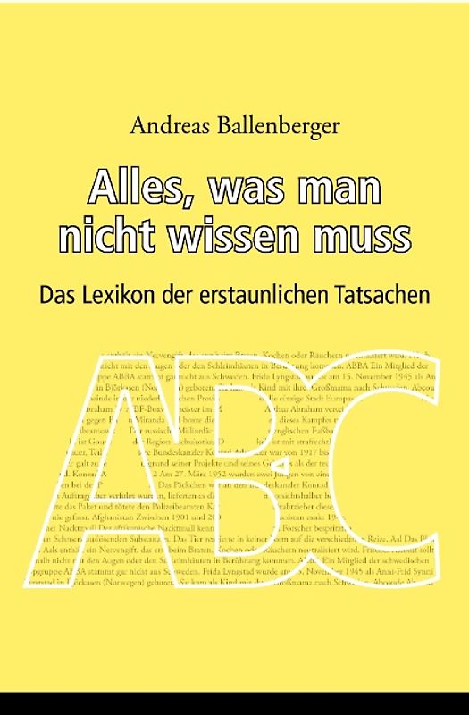 Alles, was man nicht wissen muss