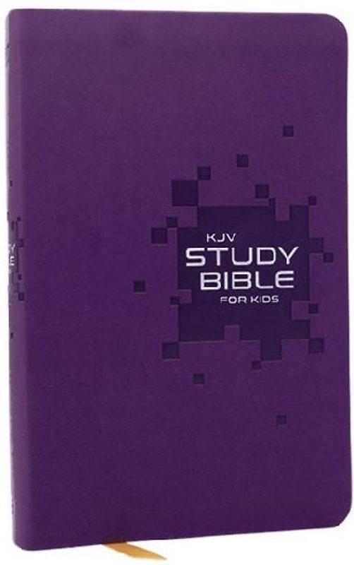 KJV Study Bible for Kids, Purple Leathersoft: The Premier Study Bible for Kids, Red Letter
