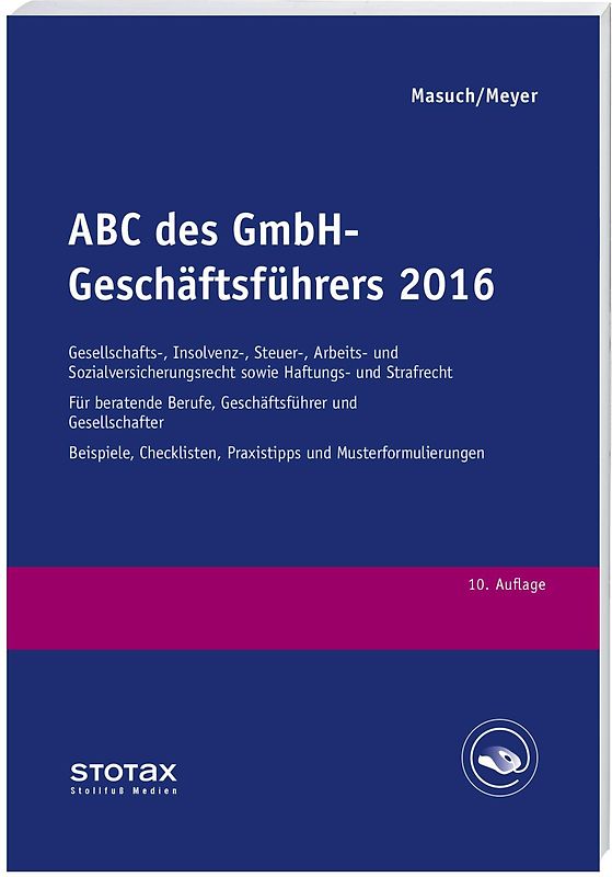 ABC des GmbH-Geschäftsführers 2016
