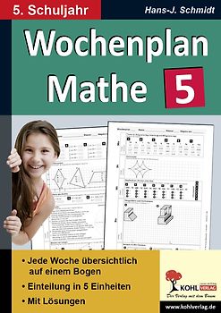 Wochenplan Mathe / Klasse 5