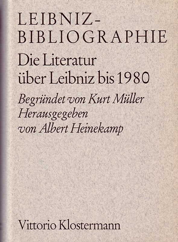 Leibniz-Bibliographie