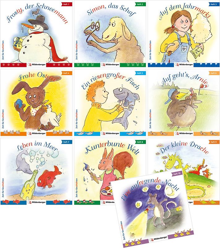 Zeit für Geschichten Erstausgabe – Kennenlernpaket, Heft 1 – 10 (je 1 Exemplar)