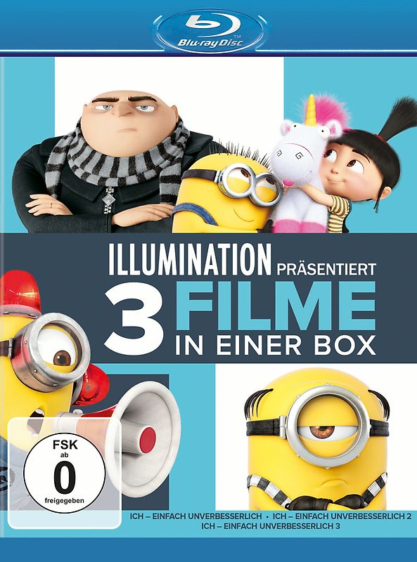 Ich - Einfach unverbesserlich 1-3 [3 Discs] Blu-ray Disc