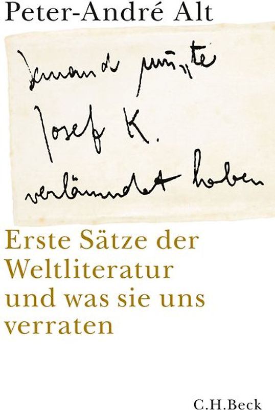 Jemand musste Josef K. verleumdet haben …