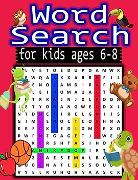 word search for kids ages 6-8 for beginners: Word Search Games for Kids