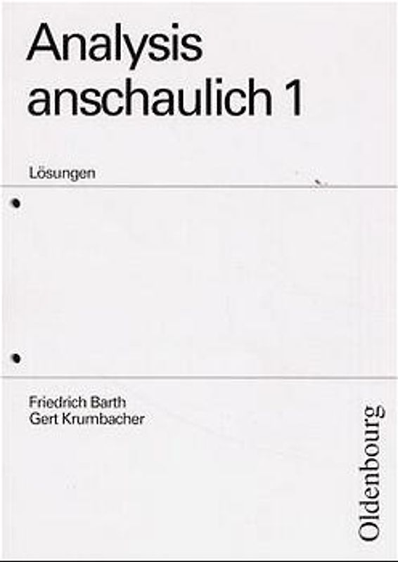 Analysis anschaulich 1
