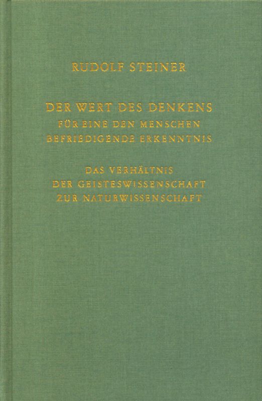 Der Wert des Denkens für eine den Menschen befriedigende Erkenntnis