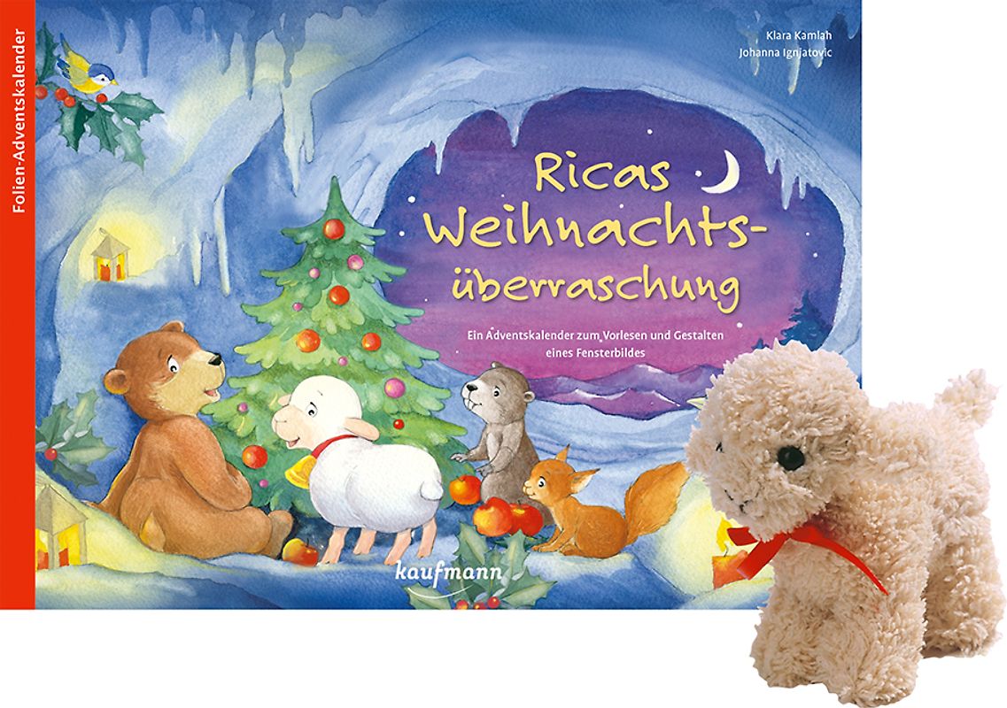 Ricas Weihnachtsüberraschung mit Stoffschaf