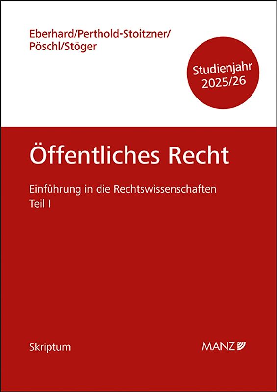 Öffentliches Recht Einführung in die Rechtswissenschaften Teil I