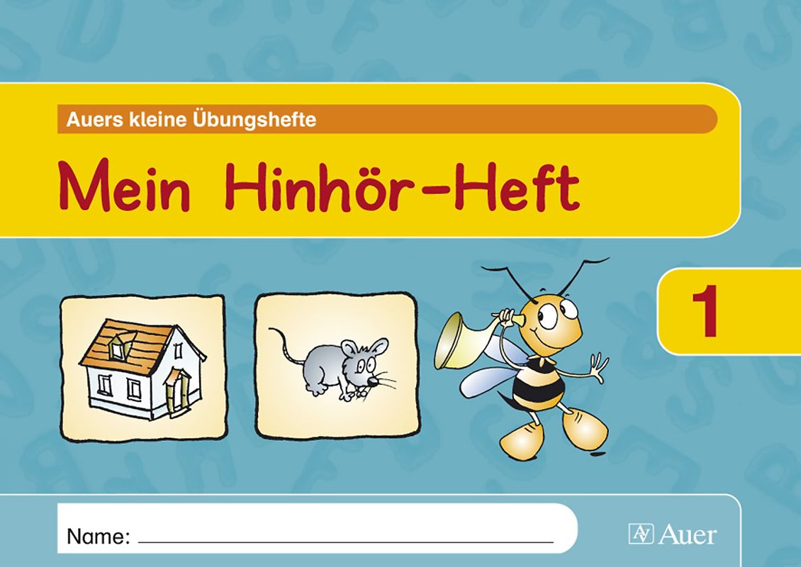 Mein Hinhör-Heft. 1. Klasse