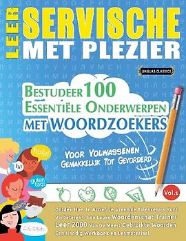 LEER SERVISCHE MET PLEZIER - VOOR VOLWASSENEN