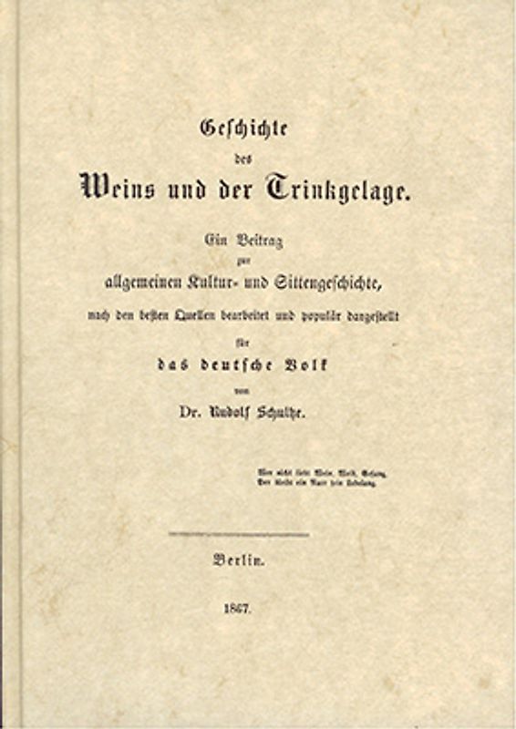 Geschichte des Weins und der Trinkgelage