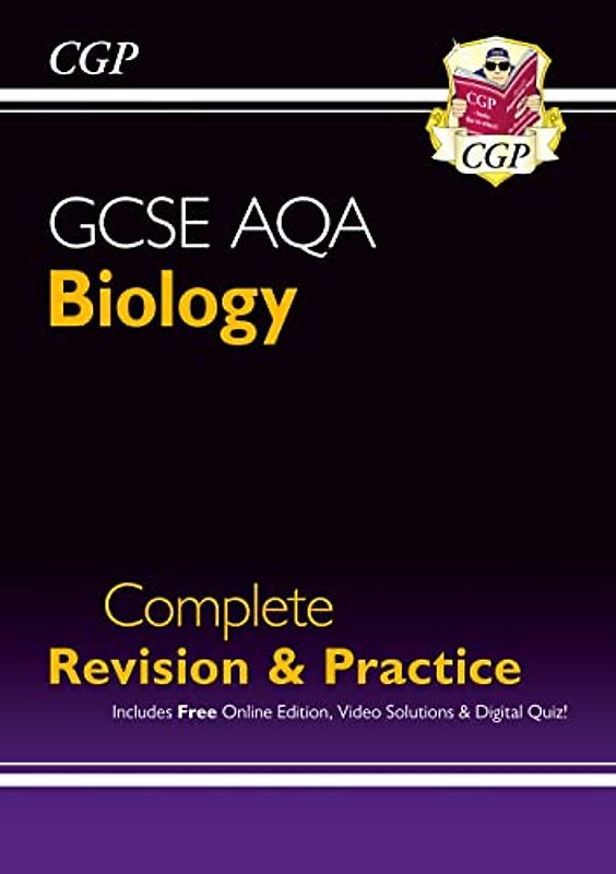 New GCSE Biology AQA Complete Revision & Practice includes Online Ed, Videos & Quizzes: perfect for the 2022 and 2023 exams (CGP GCSE Biology 9-1 Revision)