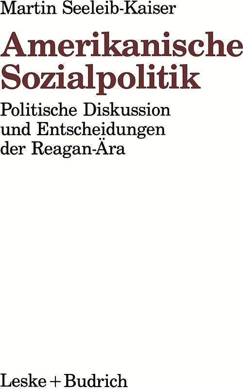 Amerikanische Sozialpolitik