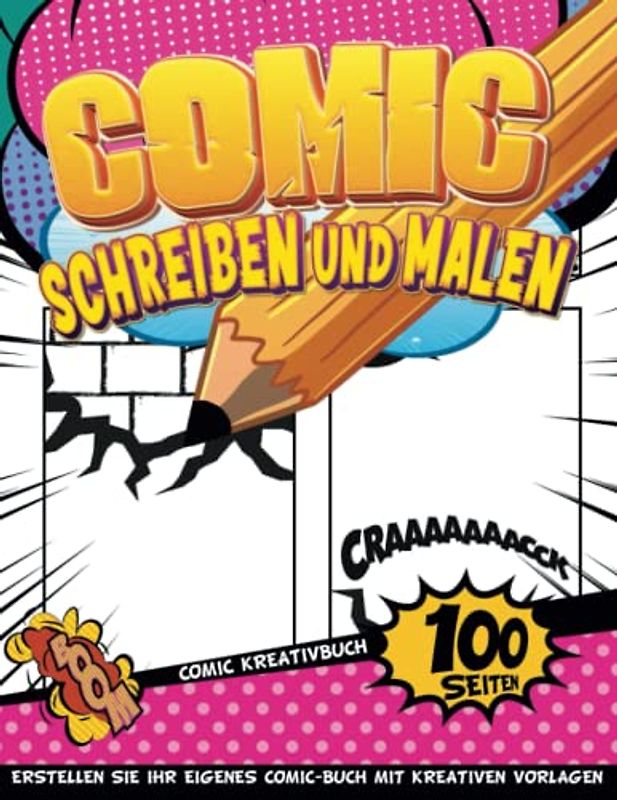 Zeichnen Lernen Cartoon: Comic-Aktivitäten Für Das Flugzeug, Um Sich Mit Kreativem Schreiben Und Komponieren Zu Beschäftigen | Geschenkideen Kinder Ab 4 Jahre