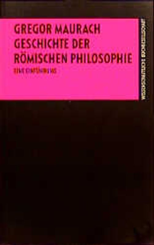 Geschichte der römischen Philosophie