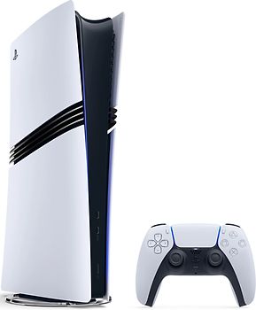 Sony PlayStation 5 Pro 2 To [Version numérique incl. DualSense Wireless Controller] blanc