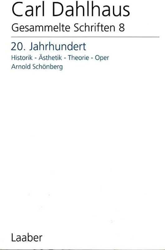 Gesammelte Schriften. Pflichtfortsetzung / 20. Jahrhundert