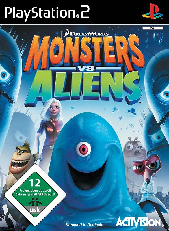 Monsters vs. Aliens PlayStation 2