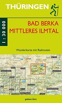 Wanderkarte Bad Berka und Mittleres Ilmtal