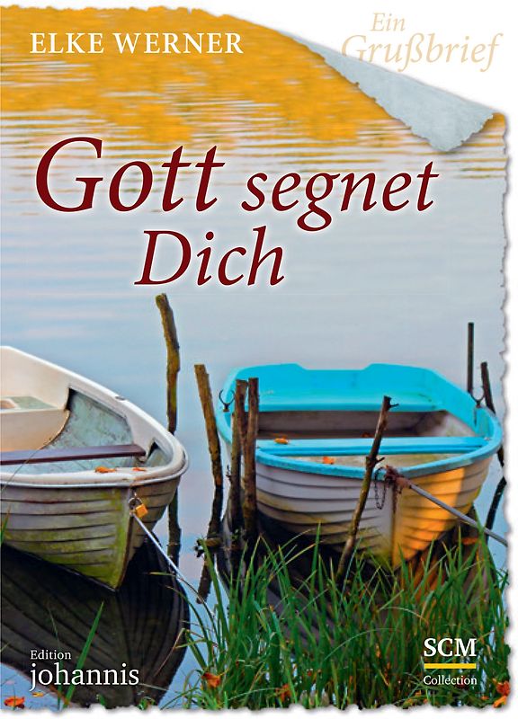 Ein Grußbrief - Gott segnet Dich - 5 Stück