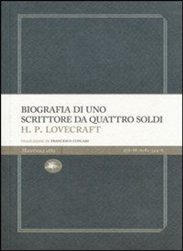 Biografia di uno scrittore da quattro soldi