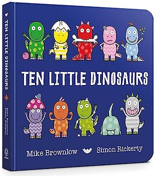 Ten Little Dinosaurs Board Book