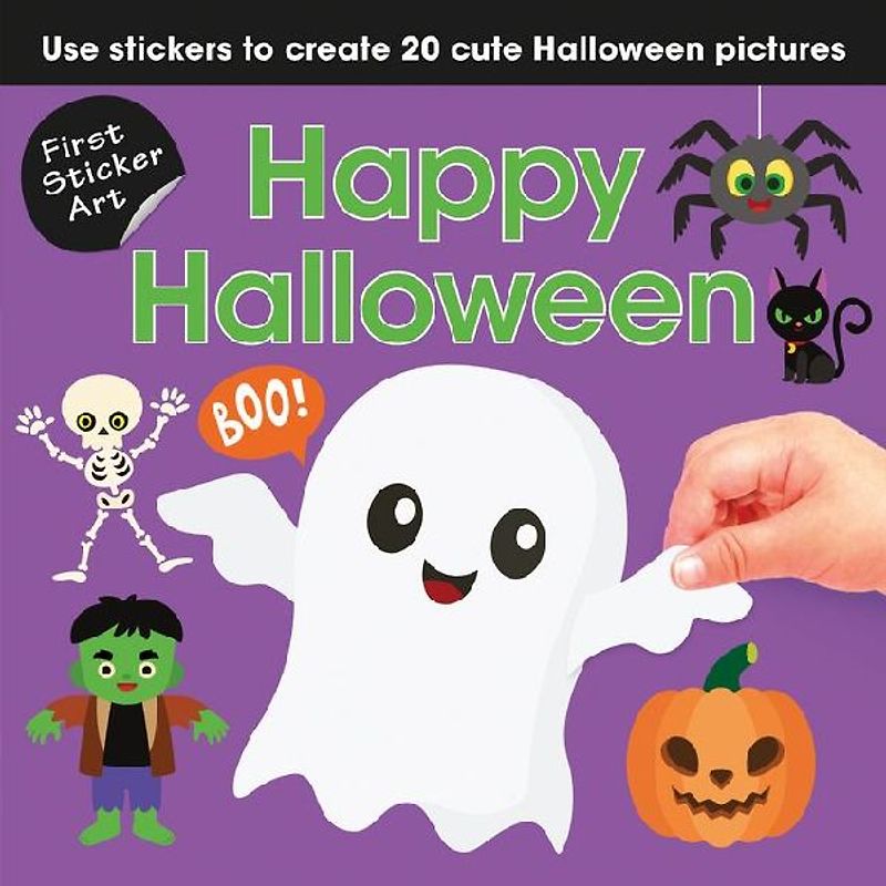 First Sticker Art: Happy Halloween