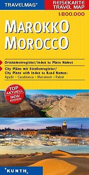 KUNTH Reisekarte Marokko 1:800000
