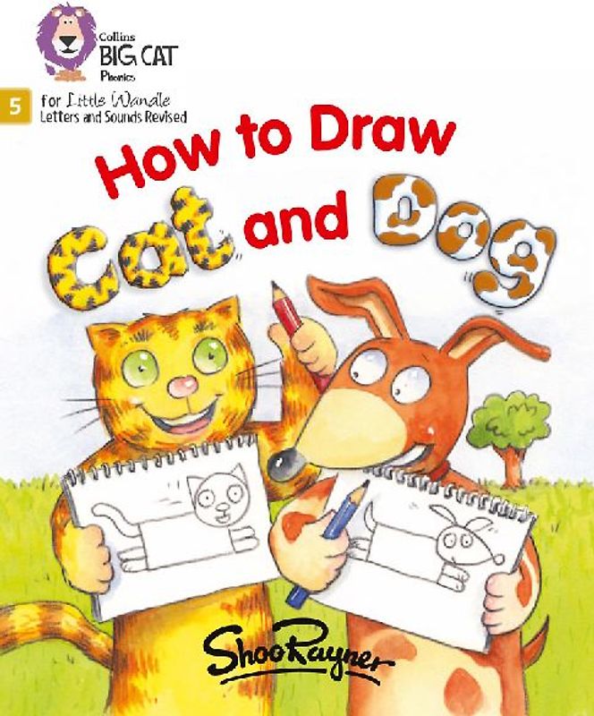 How to Draw Cat and Dog
