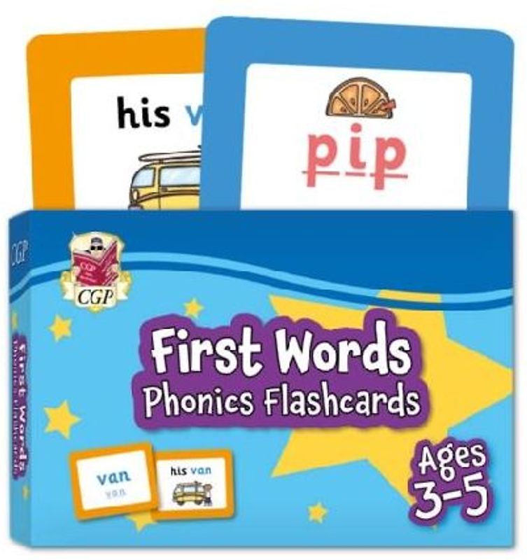 First Words Phonics Flashcards for Ages 3-5