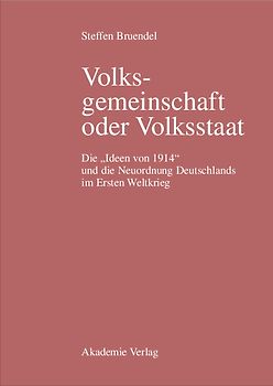 Volksgemeinschaft oder Volksstaat
