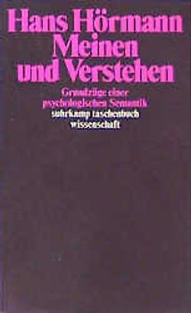 Meinen und Verstehen