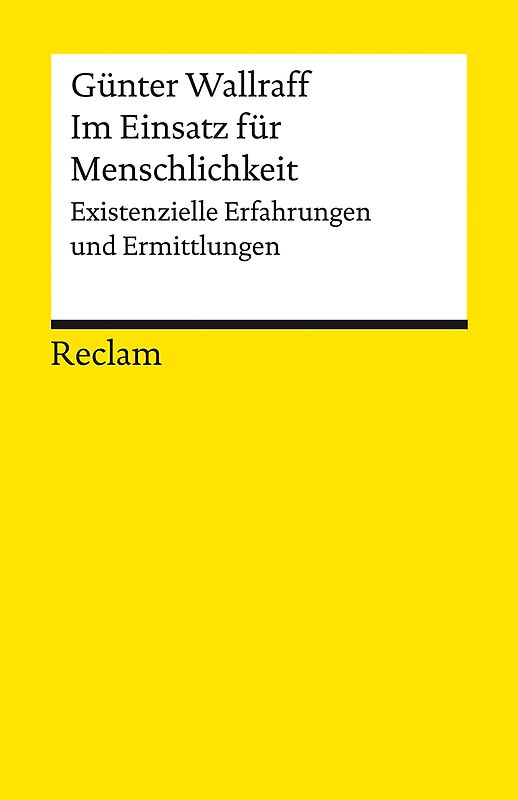 Im Einsatz für Aufklärung und Menschlichkeit. Existenzielle Erfahrungen und Ermittlungen