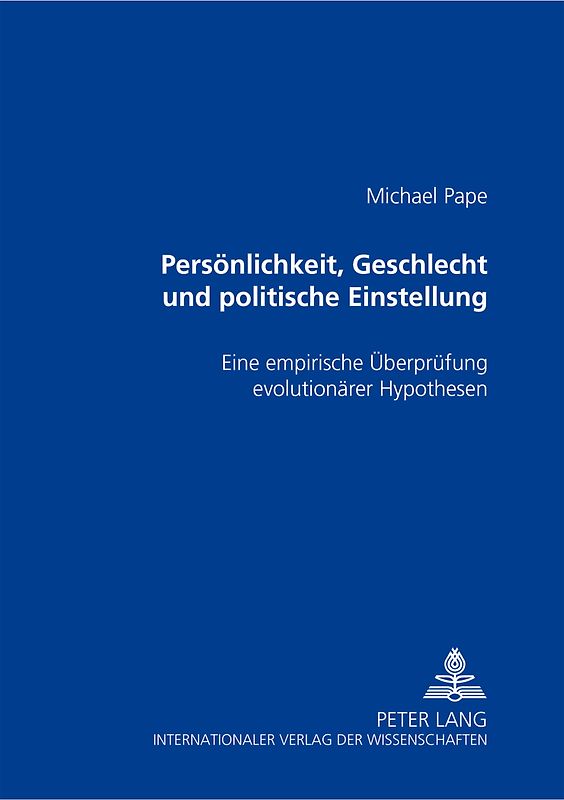 Persönlichkeit, Geschlecht und politische Einstellung