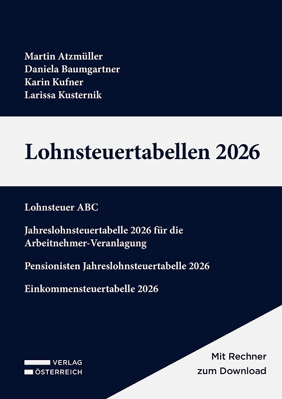 Lohnsteuertabellen 2026
