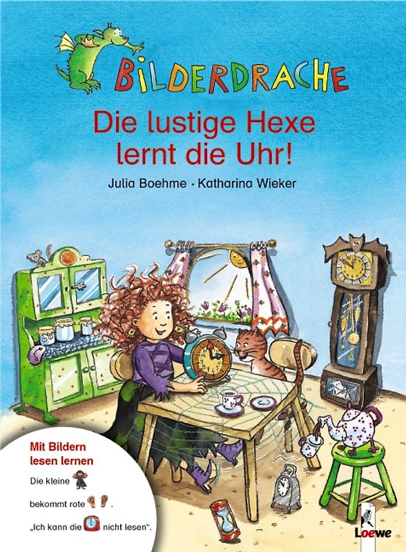 Die lustige Hexe lernt die Uhr!