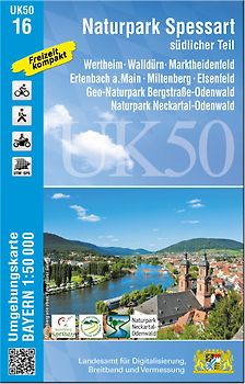 UK50-16 Naturpark Spessart südlicher Teil