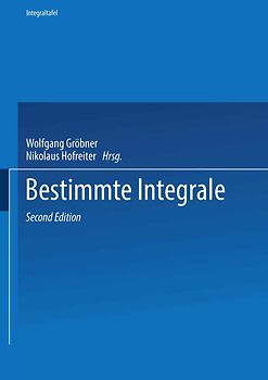Zweiter Teil Bestimmte Integrale