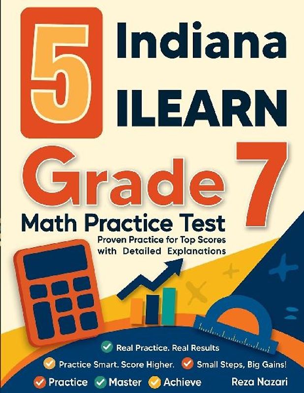 5 Indiana ILEARN Grade 7 Math Practice Tests