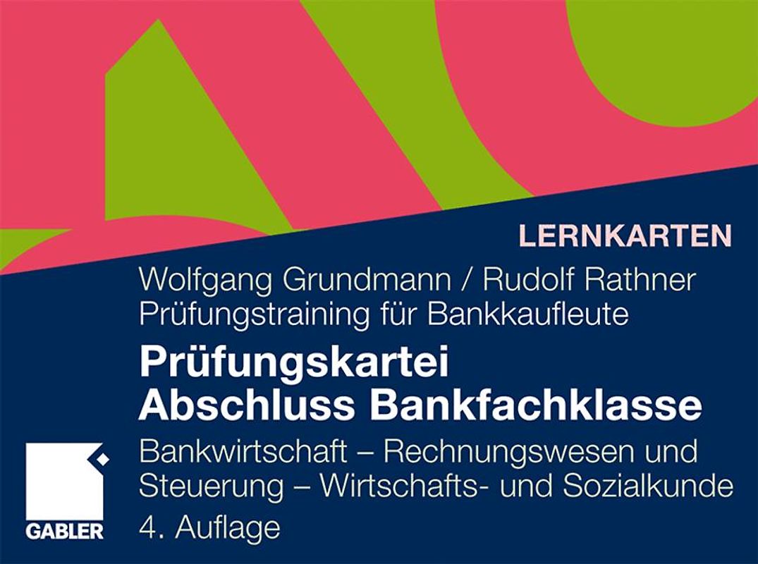 Prüfungskartei Abschluss Bankfachklasse