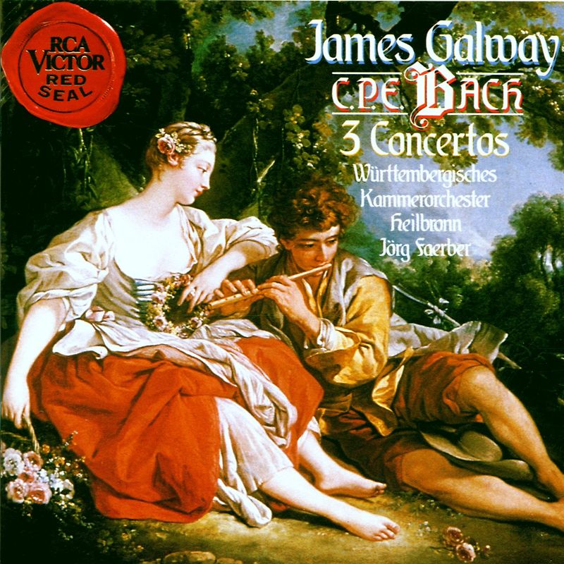 James Galway - Carl Philipp Emanuel Bach: 3 Flötenkonzerte (H.445 / H.438 / H.426)