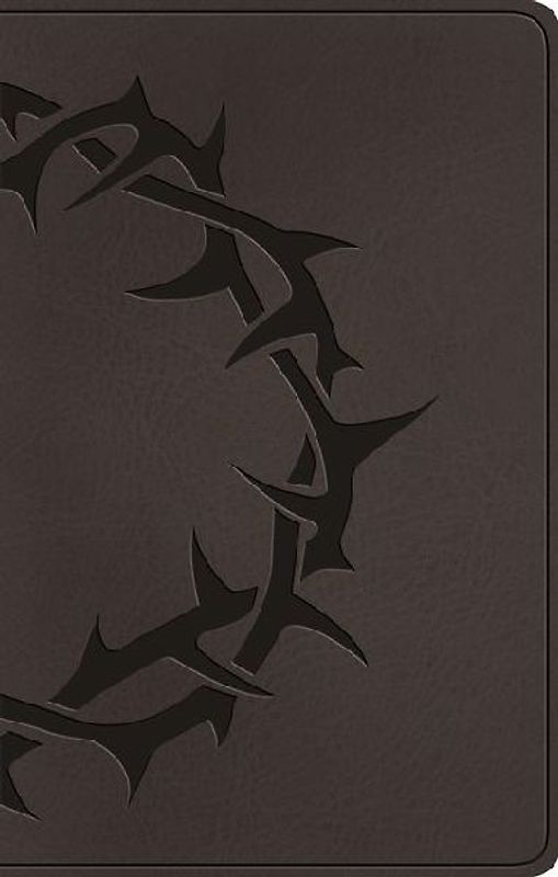 ESV Premium Gift Bible (Trutone, Charcoal, Crown Design)